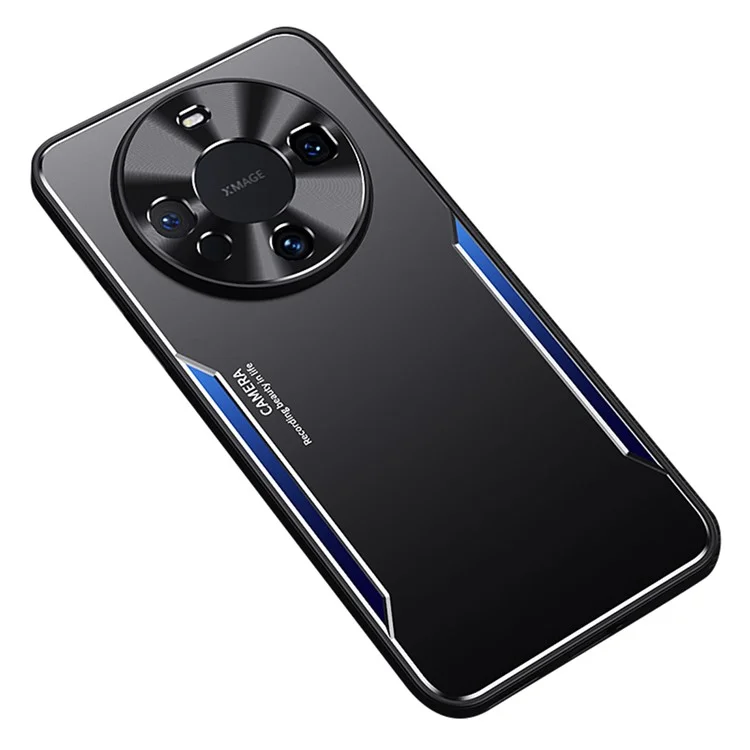Для Huawei Mate 60 TPU + алюминиевый сплав чехол для телефона Fall Protection Cellphone Back Cover - Blue
