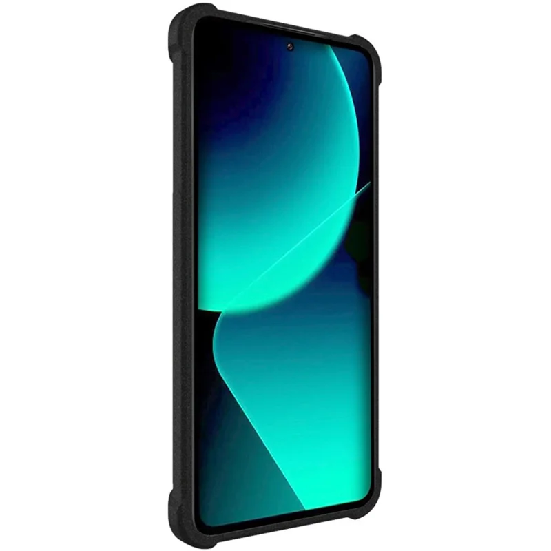 IMAK For Xiaomi 13T / 13T Pro Matte Phone Case Shock-absorbing Airbag TPU Phone Cover - Black