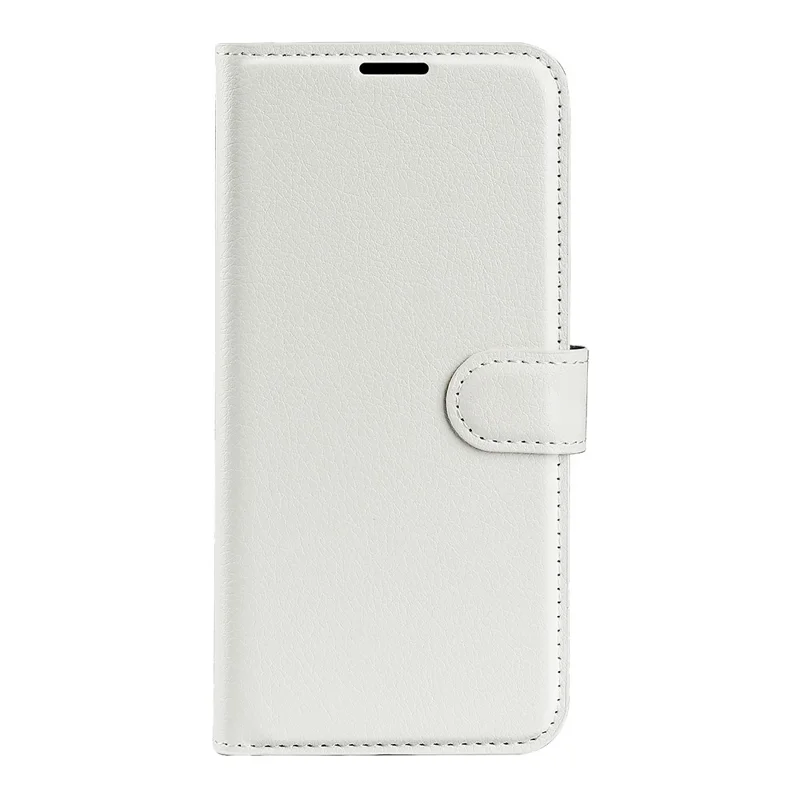 For Xiaomi 13T / 13T Pro Drop Protection Litchi Texture Stand Wallet Phone Case PU Leather Cover - White