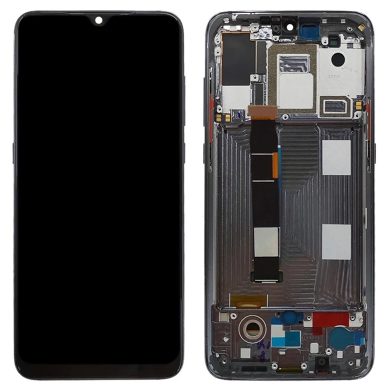 For Xiaomi Mi 9 OEM Grade S AMOLED Screen and Digitizer Assembly + Frame Spare Part (without Logo) - Black