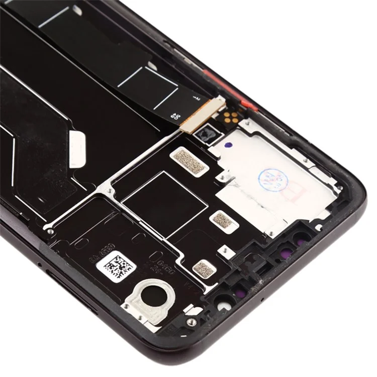 Para Xiaomi Mi 8 (6,21 pulgadas) OEM Grade S AMOLED Pantalla y Ensamblaje de Digitalizador + Pieza de Repuesto de Marco (sin Logotipo) - Negro