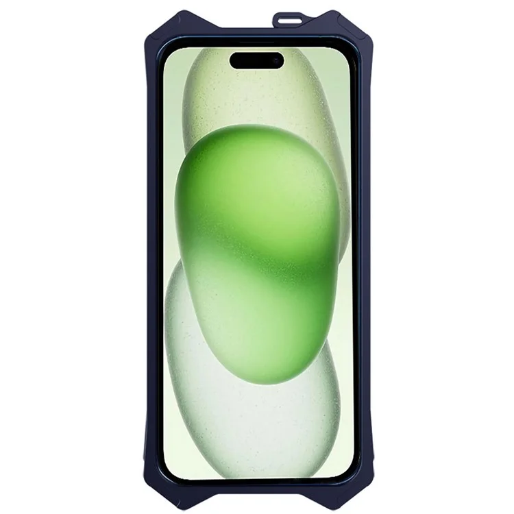 Custodia protettiva in lega di alluminio anti-collisione per iPhone 15 Plus, anti-graffio