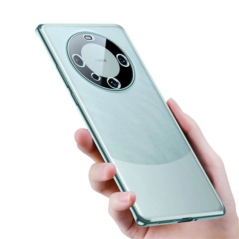 Per Huawei Mate 60 Case AG Vacuum Electroplating Matte TPU Phone Shell - Viola
