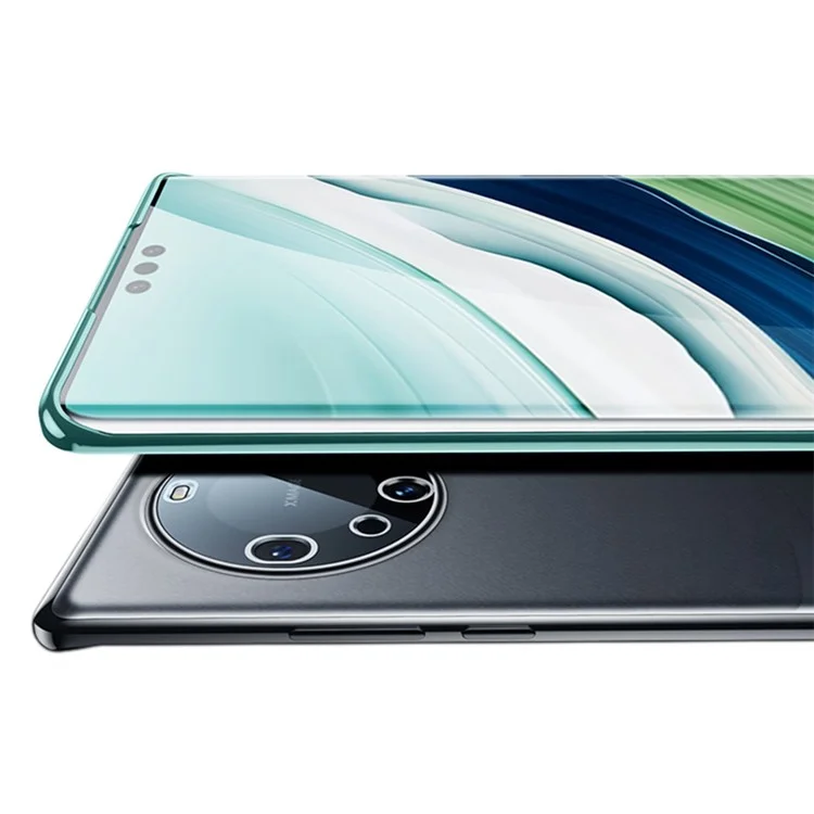 Für Huawei Mate 60 Pro+ Hülle Vakuum-Elektroplattierung AG Fingerabdruckfest TPU Handyhülle - Grün