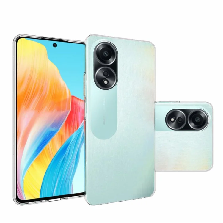 10 Stück / Packung Handyhülle für Oppo A58 4G Smartphone Hülle Innere Wasserfrei Soft TPU Klare Schale