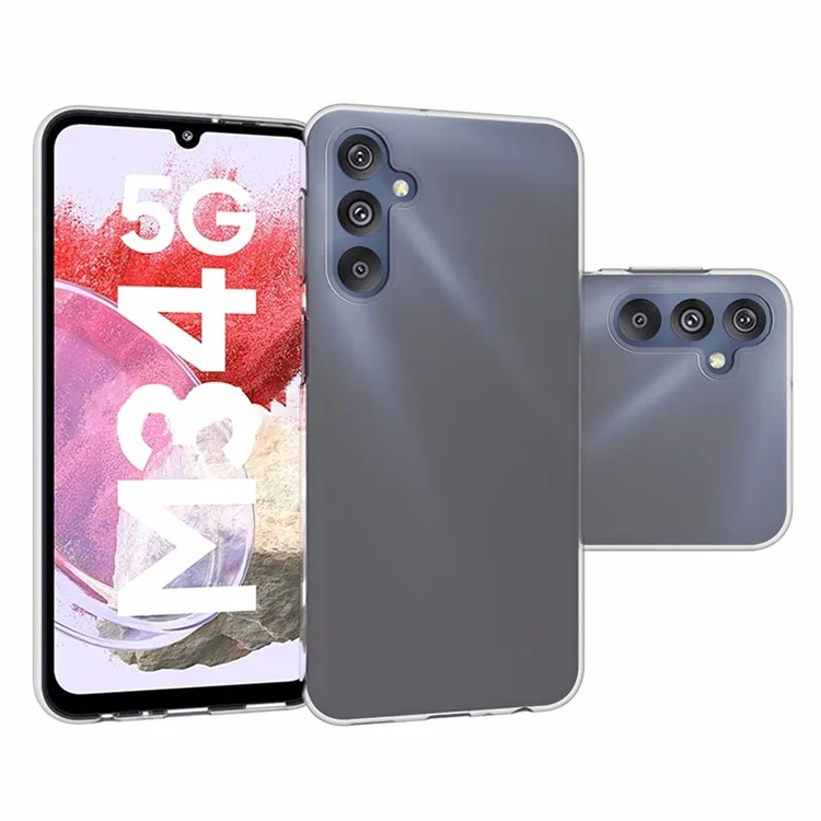 10 pièces / Paquet pour Samsung Galaxy M34 5G / F34 5G Étui de protection en TPU transparent sans marque d'eau pour smartphone