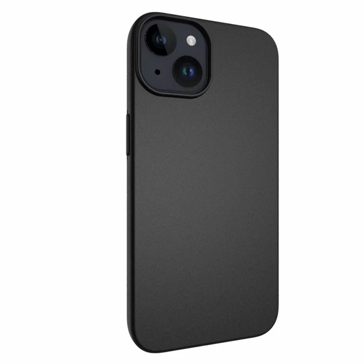 10Pcs  /  Pack for iPhone 15 Anti-Fingerprint Phone Shell Dual-sided Matte Cover TPU Phone Case - Black