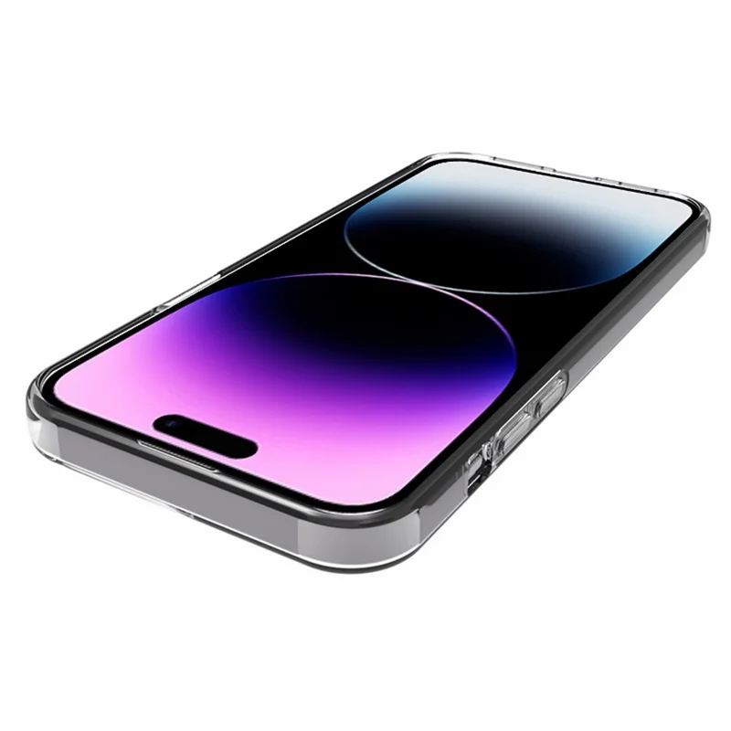 10 Pièces / Paquet Coque Téléphone Transparente pour iPhone 15 Pro Max, Étui TPU Texture sans Marque d'Eau pour Couverture de Téléphone