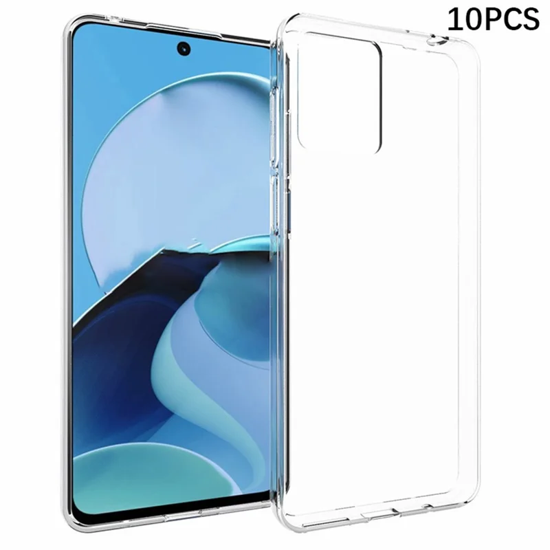 10 stk. / pakke til Motorola Moto G14 4G TPU-case med indvendig vandmærkefri tekstur, fleksibelt telefoncover
