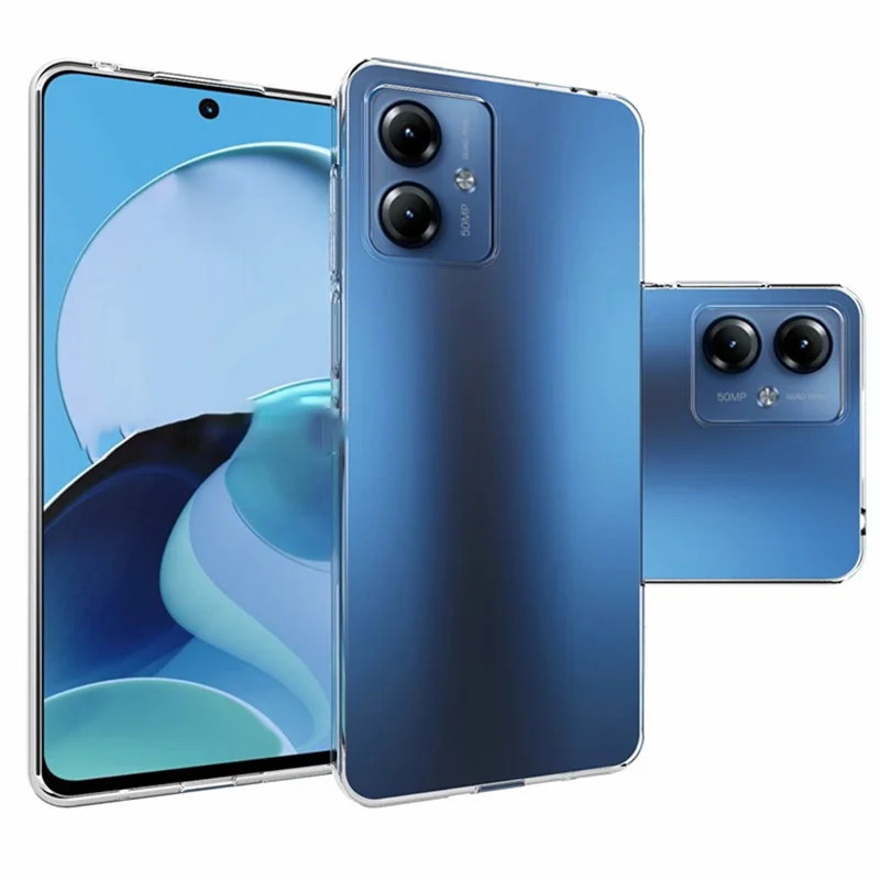 10 stk. / pakke til Motorola Moto G14 4G TPU-case med indvendig vandmærkefri tekstur, fleksibelt telefoncover
