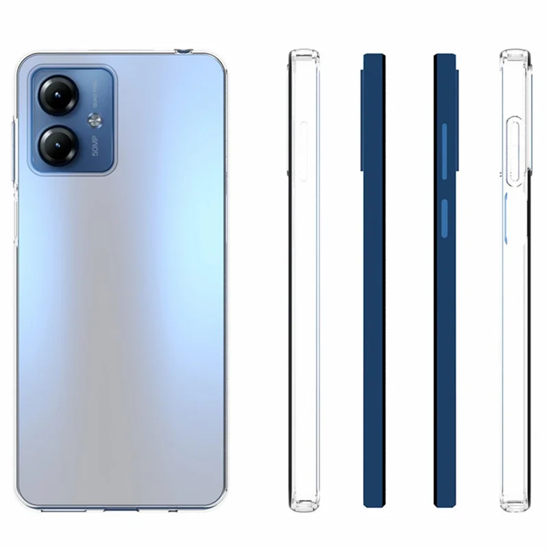 10 stk. / pakke til Motorola Moto G14 4G TPU-case med indvendig vandmærkefri tekstur, fleksibelt telefoncover