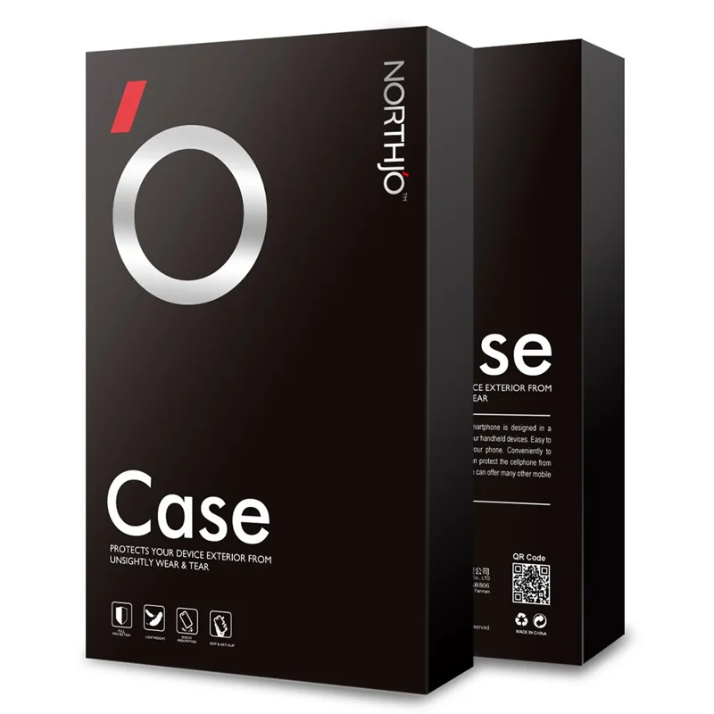 NORTHJO 3 in 1 TPU Cover for iPhone 15 Plus Case with HD Tempered Glass Screen Protector / Camera Lens Film