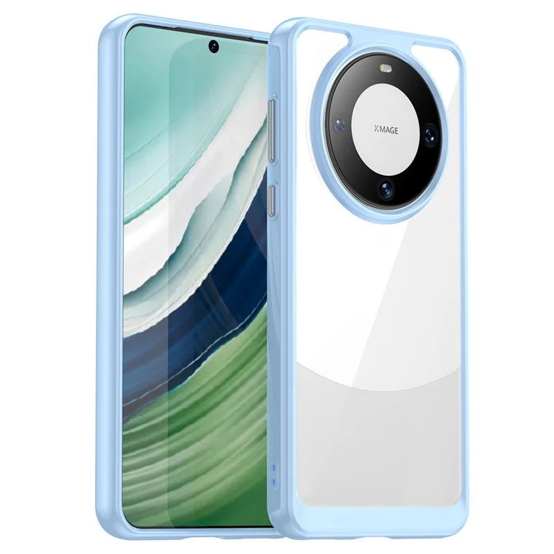 For Huawei Mate 60 Cover Stødfast TPU+Acryl Telefonbeskyttelse - Blå