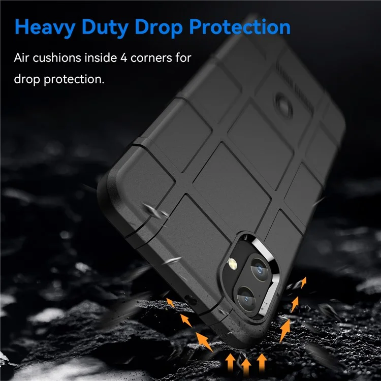 For Samsung Galaxy A05 4G Case Slim-Fit TPU Phone Cover Dustproof Shell - Black