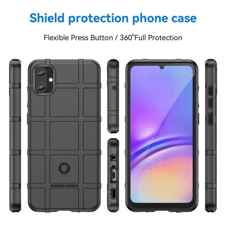 For Samsung Galaxy A05 4G Case Slim-Fit TPU Phone Cover Dustproof Shell - Black