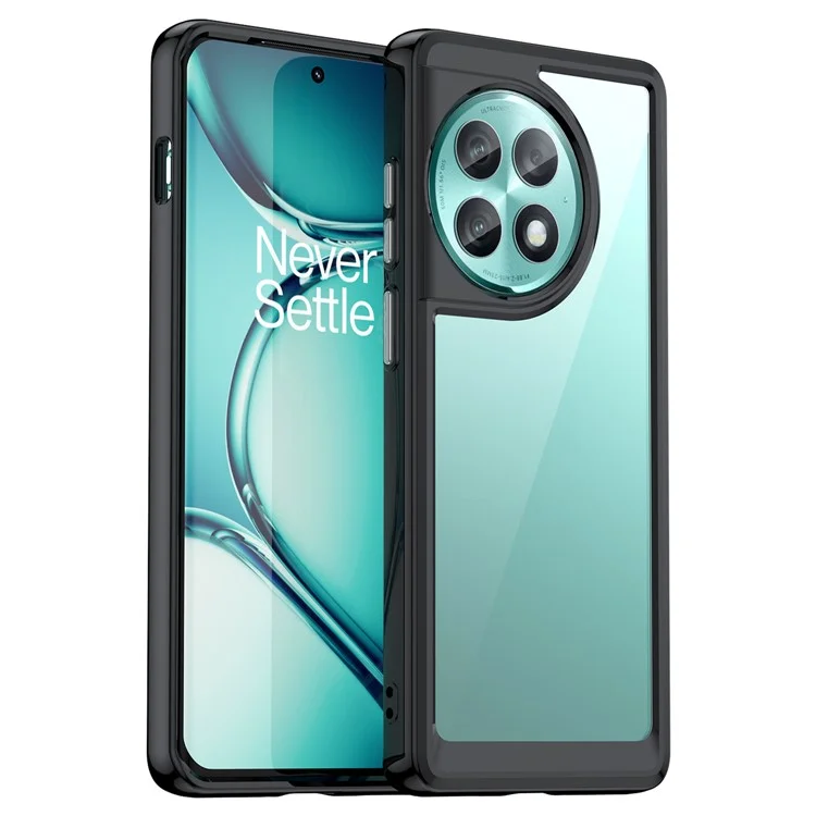 For OnePlus Ace 2 Pro 5G Case Anti-drop Cell Phone Back Cover - Black