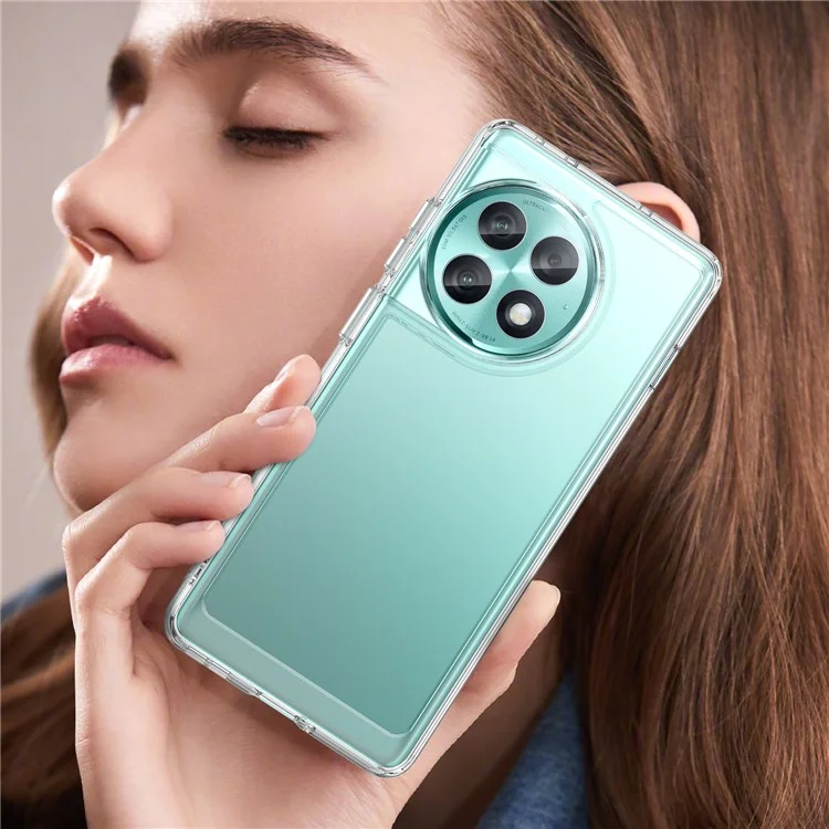 For OnePlus Ace 2 Pro 5G Case Anti-drop Cell Phone Back Cover - Transparent