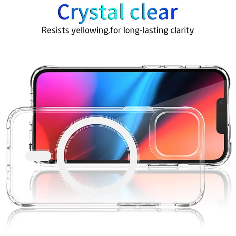 Per Iphone 15 Plus Magnetic Case Compatibile Con Magsafe Tpu+copertura Telefonica Anti-drop Acrilica