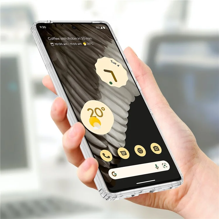 For Google Pixel 7 Pro 5G Case Compatible with MagSafe Acrylic+TPU Phone Cover
