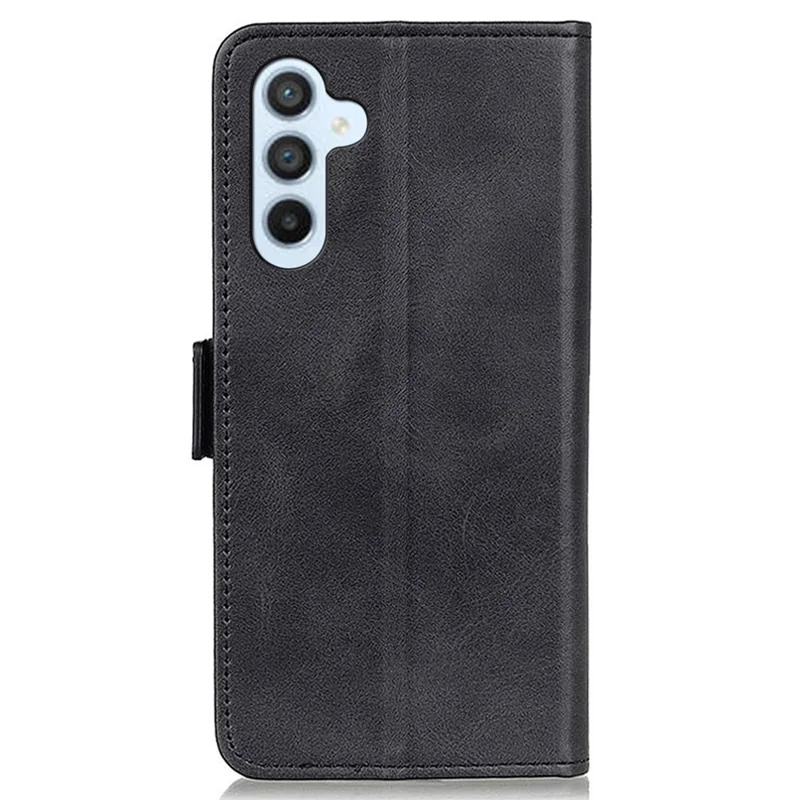 Para Samsung Galaxy A05s 4G Case Leather Wallet Stand Cell Phone Cover - Preto