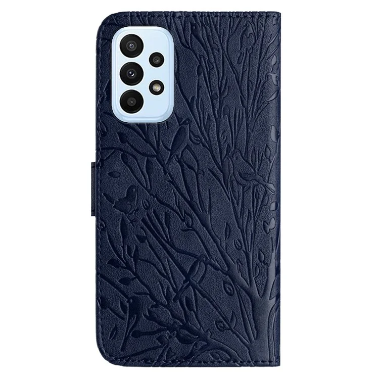 Wallet Leather Phone Cover for Samsung Galaxy A33 5G Case Stand Shell - Blue