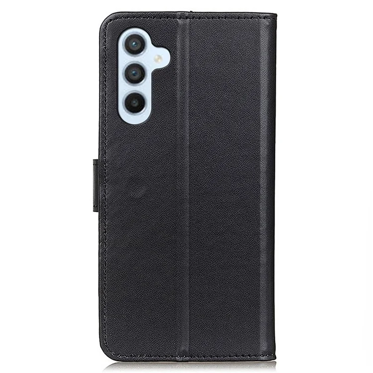 Для Samsung Galaxy A05s 4G Case Anti-Fingerprint Leather Wallet Phone Cover with Stand Function - Black