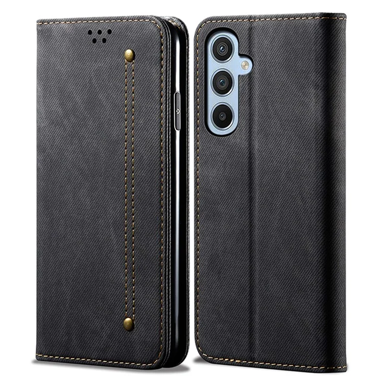 Geldbörse Handyhülle für Samsung Galaxy F34 5G / M34 5G - Schwarz