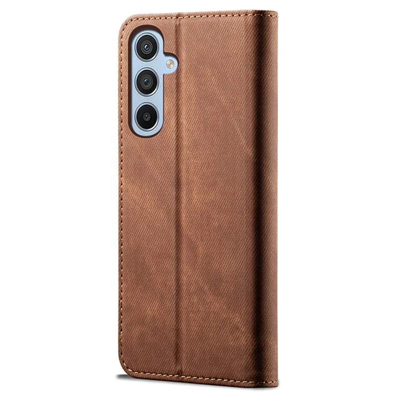 Wallet Phone Cover for Samsung Galaxy F34 5G / M34 5G Case Stand Leather Phone Shell - Coffee
