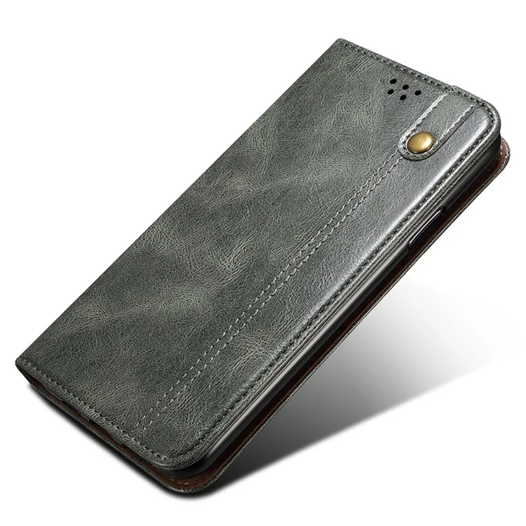 Für Samsung Galaxy F34 5G / M34 5G Hülle Slim-Fit PU-Leder Standfunktion Brieftasche Leder Handyhülle - Grün