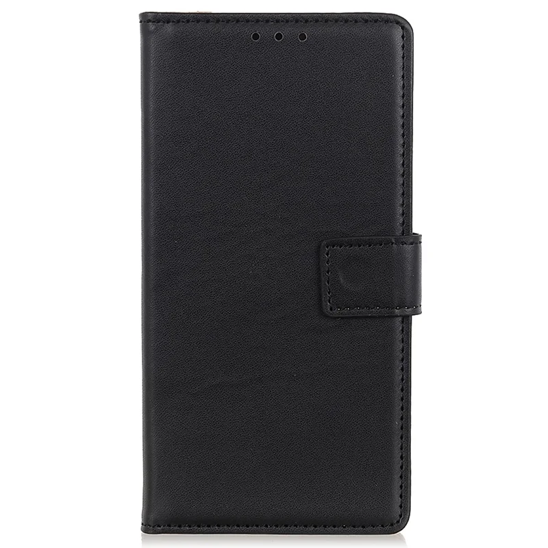Für Samsung Galaxy A05 4G Hülle Slim-Fit Leder Wallet Hülle mit Ständerfunktion - Schwarz