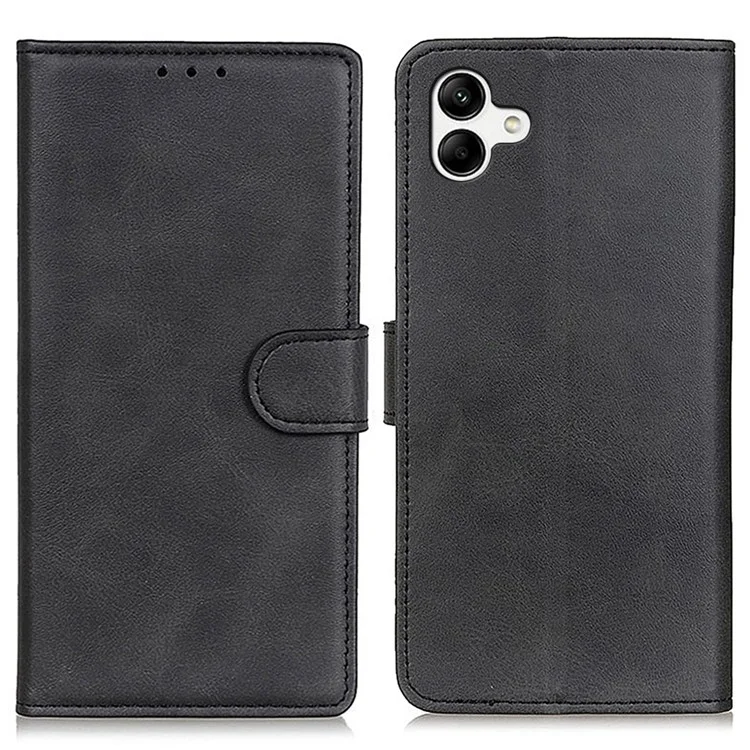 Funda Cartera para Samsung Galaxy A05 4G Soporte Magnética de Cuero Teléfono Cubierta - Negro