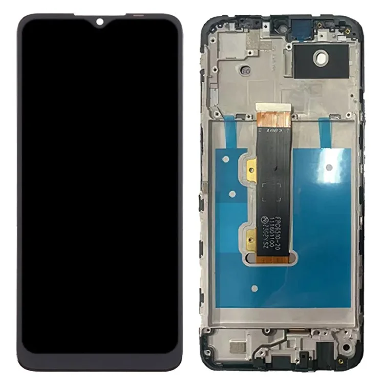 Замена ЖК-экрана и сенсорного экрана в сборе с рамкой для Nokia G22 Grade B (без логотипа)