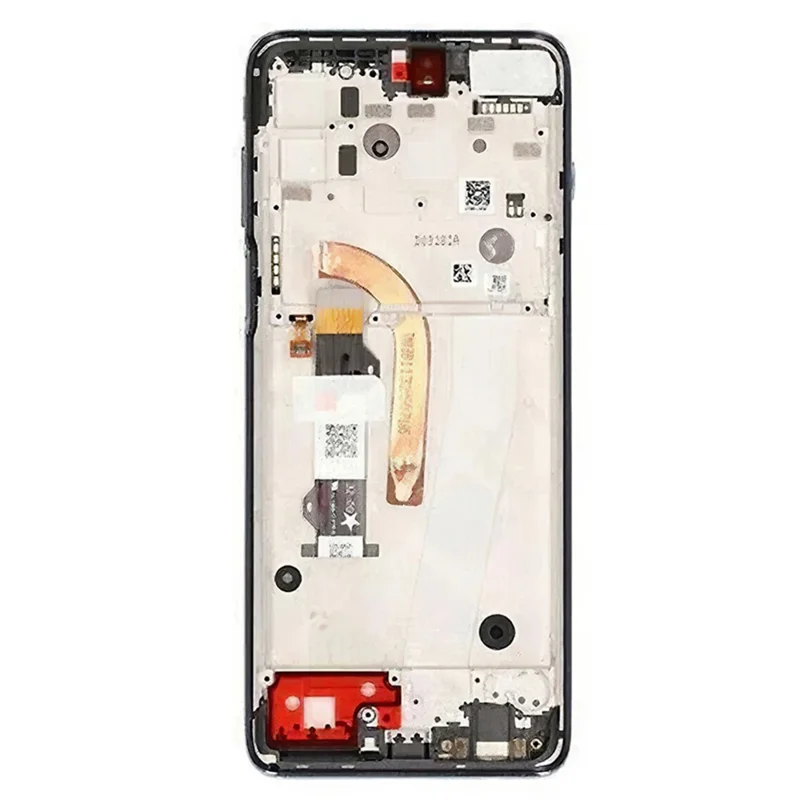 Für Motorola Moto G100 Grade B LCD -bildschirm Und Digitalisiererbaugruppe + Rahmenersatzteil (ohne Logo) - Grau