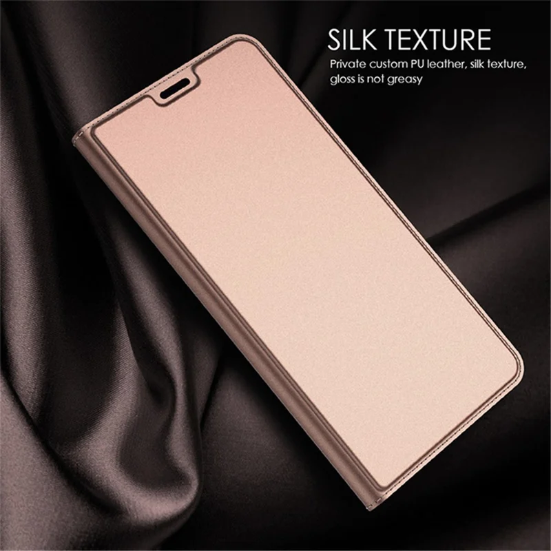 For iPhone 15 Pro Case PU Leather Phone Shell Card Holder Phone Cover - Rose Gold