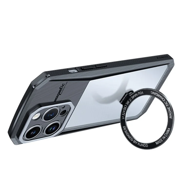 XUNDD Kickstand Cover for iPhone 14 Pro Max Case Compatible with MagSafe PC+TPU Phone Case