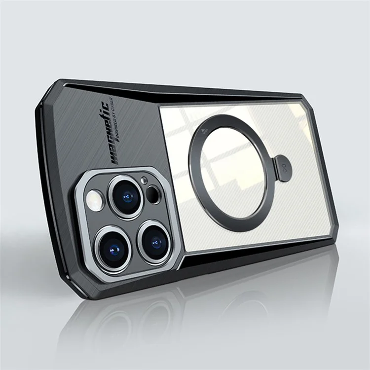 XUNDD Kickstand Cover for iPhone 14 Pro Max Case Compatible with MagSafe PC+TPU Phone Case