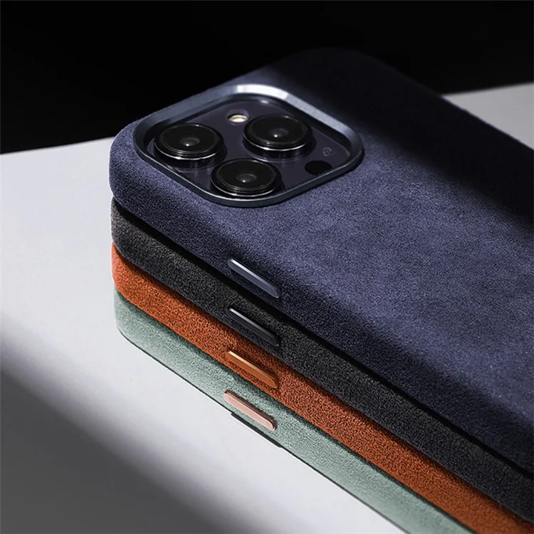 Чехол для iPhone 15 Pro PC Phone Cover, совместимый с MagSafe - Оранжевый