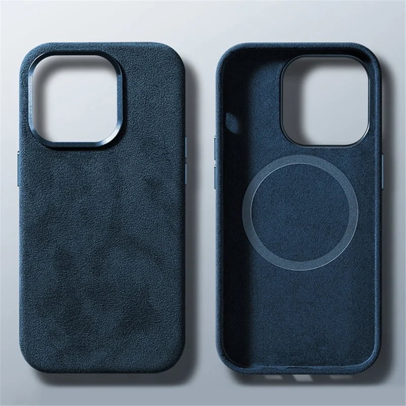 For iPhone 15 Pro Max Case Shockproof PC Phone Cover Compatible with MagSafe - Dark Blue