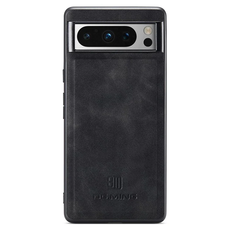DG.MING для чехла Google Pixel 8 Pro из искусственной кожи ПК + ТПУ Чехол для мобильного телефона - Черный