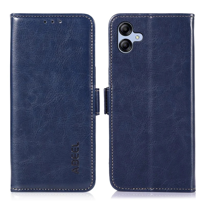 ABEEL For Samsung Galaxy A05 4G Case Full Protection Leather Cover with Wallet Stand - Blue