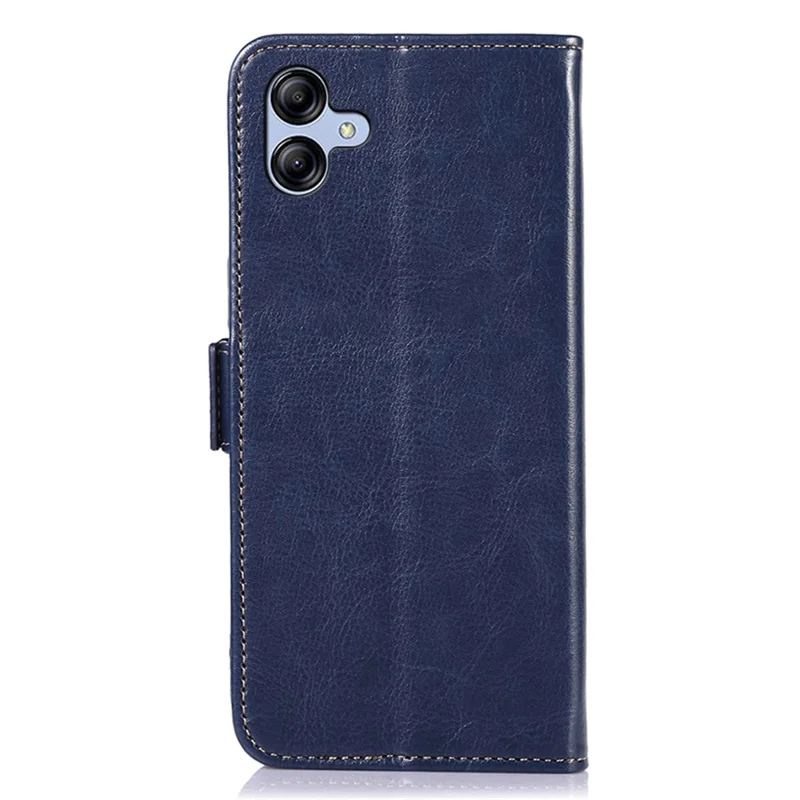 ABEEL For Samsung Galaxy A05 4G Case Full Protection Leather Cover with Wallet Stand - Blue