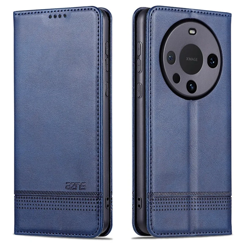 AZNS per Huawei Mate 60 Custodia Wallet Stand Pelle PU Cover per telefono - Blu