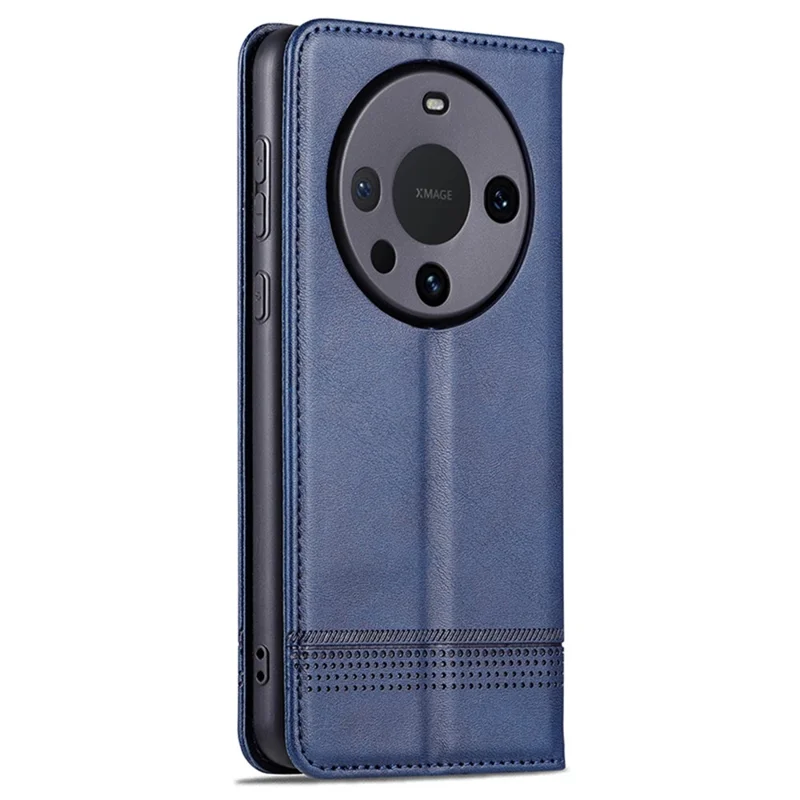 AZNS per Huawei Mate 60 Custodia Wallet Stand Pelle PU Cover per telefono - Blu