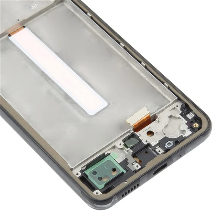 Für Samsung Galaxy A33 5G A336 Grade C OLED-Bildschirm und Digitizer-Baugruppe + Rahmenteil (ohne Logo) - Schwarz