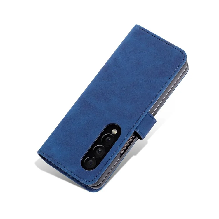 AZNS For Samsung Galaxy Z Fold5 5G Case Wallet PU Leather Phone Cover - Blue