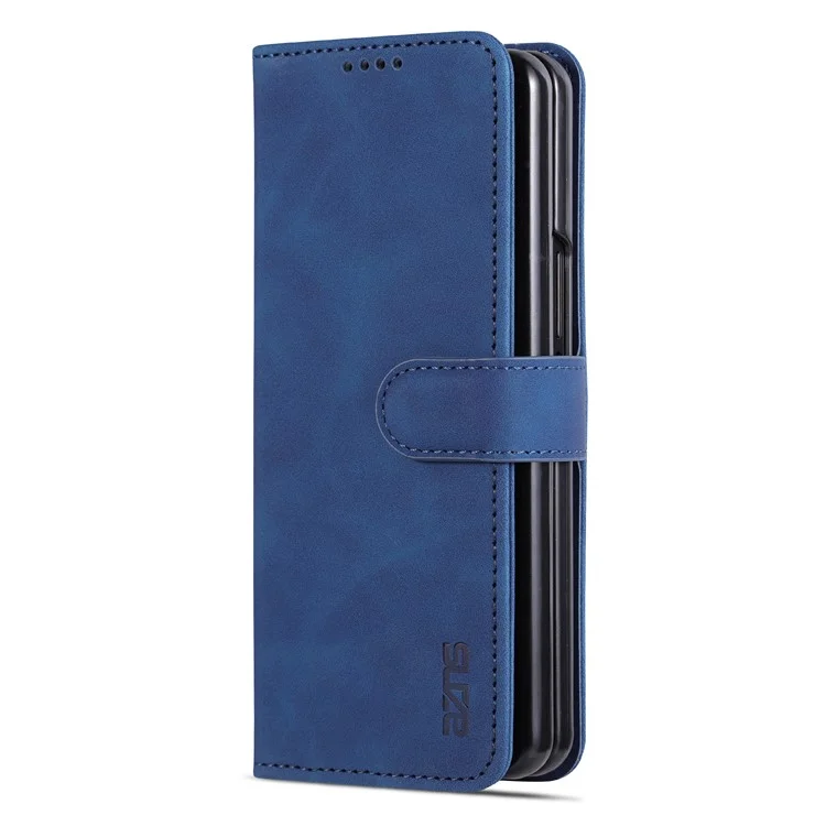 AZNS For Samsung Galaxy Z Fold5 5G Case Wallet PU Leather Phone Cover - Blue
