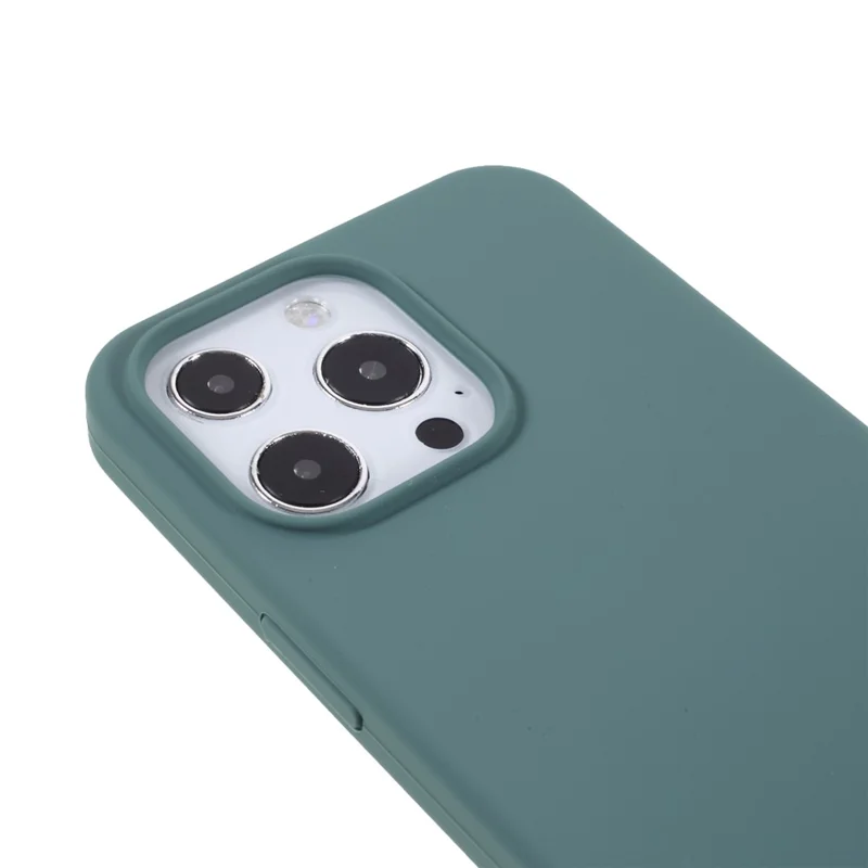 For iPhone 15 Pro Max Case Silicone Shockproof Phone Protective Cover Shell - Green