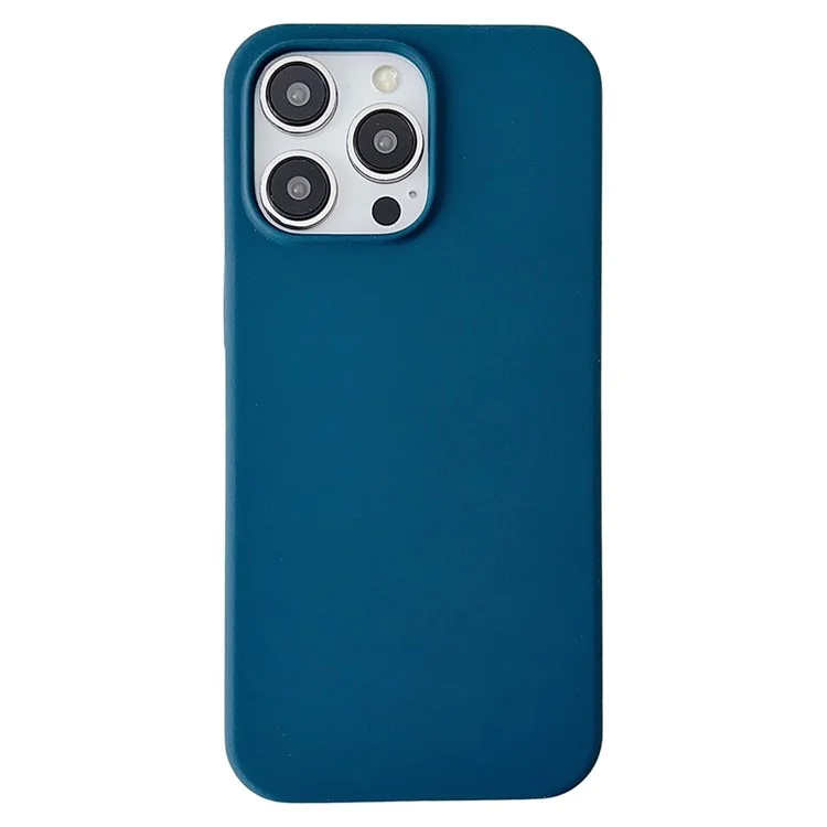 For iPhone 15 Pro Max Case Silicone Shockproof Phone Protective Cover Shell - Sapphire