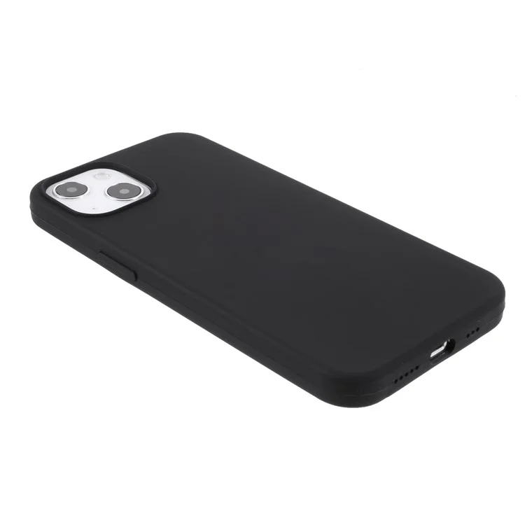 Silikonhülle für iPhone 15 Plus Case Mobile Phone Back Shell Protector - Schwarz