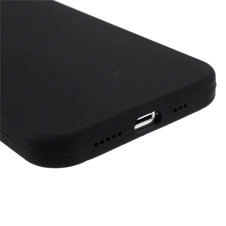 Silikonhülle für iPhone 15 Plus Case Mobile Phone Back Shell Protector - Schwarz